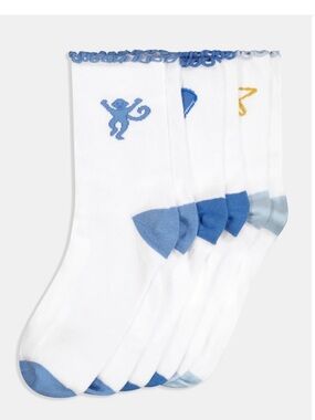 Kids Starlight Ruffle Crew Socks - Pack of 3